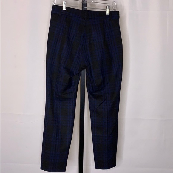 Velvet Graham & Spencer plaid stretch trousers s-4 - Picture 2 of 5
